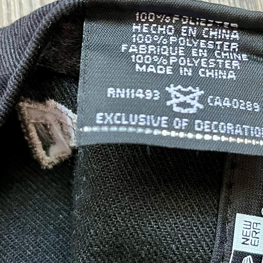New Era Black and Gray Cap
